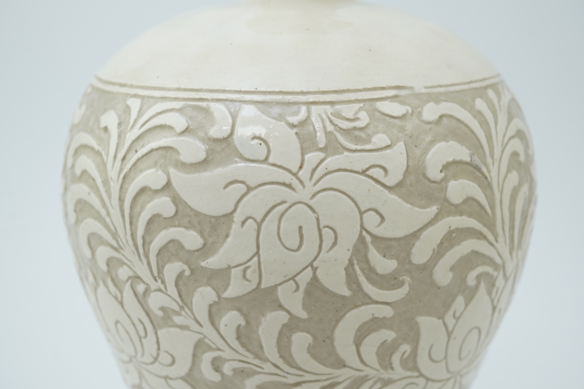 A Chinese Cizhou style meiping, late Qing